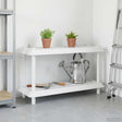 Vidaxl plankenunit 2-laags 100 x 40 x 55,5 cm pp wit