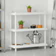 Vidaxl plankenunit 3-laags 100 x 40 x 96 cm pp wit