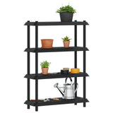 Vidaxl plankenunit 4-laags 100 x 40 x 136,5 cm pp antracietkleurig