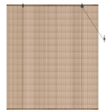 Vidaxl rolgordijn bruin 160 x 160 cm bamboe