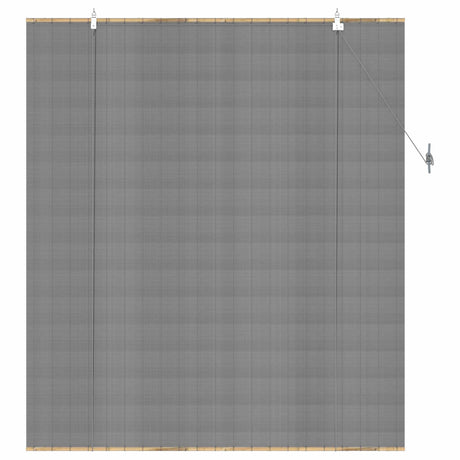 Vidaxl rolgordijn grijs 140 x 160 cm bamboe