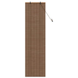 Vidaxl rolgordijn bruin 50 x 220 cm bamboe