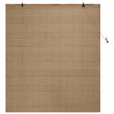 Vidaxl rolgordijn bruin 160 x 160 cm bamboe