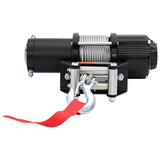 Vidaxl elektrische lier pvc zwart