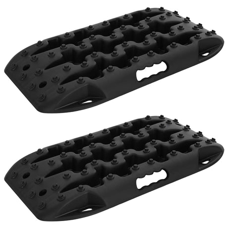 Vidaxl gripplaat 2 st zwart 57,5x30,5x5,5 cm versterkt nylon