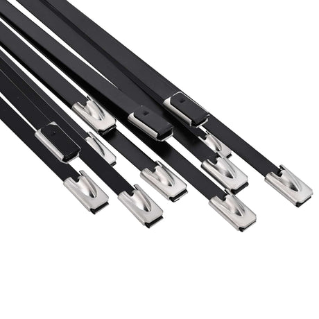 Vidaxl kabelbinders 12 st 4,6 x 350 mm zwart