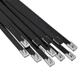Vidaxl kabelbinders 12 st 7,9 x 600 mm zwart
