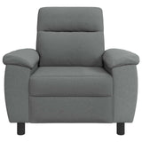 Vidaxl bank donkergrijs 95 x 90 x 95 cm stof