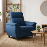 Vidaxl bank blauw 95 x 90 x 95 cm stof