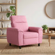 Vidaxl bank roze 95 x 90 x 95 cm stof