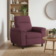 Vidaxl bank paars 95 x 90 x 95 cm stof