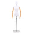 Vidaxl verstelbare mannequin van 165-213 cm met voet vrouw pp wit