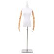 Vidaxl verstelbare mannequin van 165-213 cm met voet vrouw pp wit