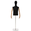 Vidaxl verstelbare mannequin van 170-218 cm met voet man pp zwart