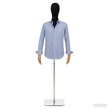 Vidaxl verstelbare mannequin van 170-218 cm met voet man pp zwart