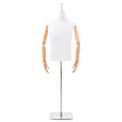 Vidaxl verstelbare mannequin van 170-218 cm met voet man pp wit