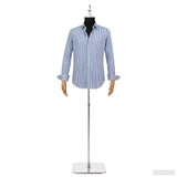 Vidaxl verstelbare mannequin van 170-218 cm met voet man pp zwart