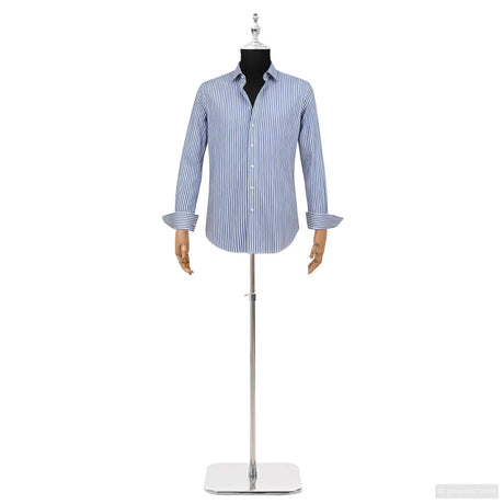 Vidaxl verstelbare mannequin van 170-218 cm met voet man pp zwart
