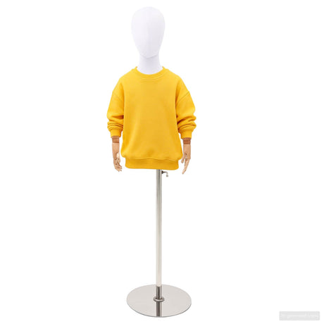 Vidaxl verstelbare 120-150 cm mannequin met basis uniseks pp wit