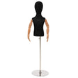 Vidaxl verstelbare 120-157 cm mannequin met basis uniseks pp zwart