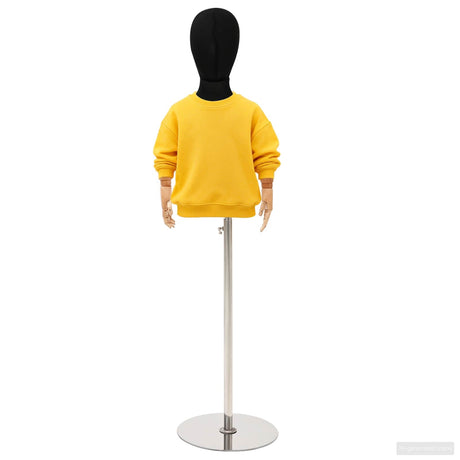 Vidaxl verstelbare 120-157 cm mannequin met basis uniseks pp zwart