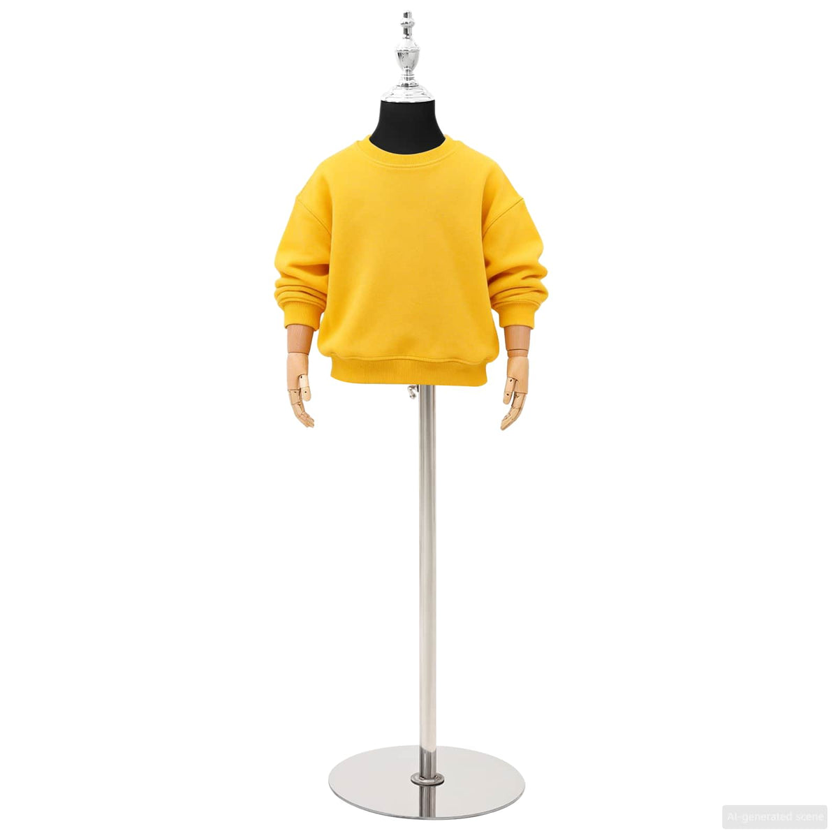 Vidaxl verstelbare 120-157 cm mannequin met basis uniseks pp zwart