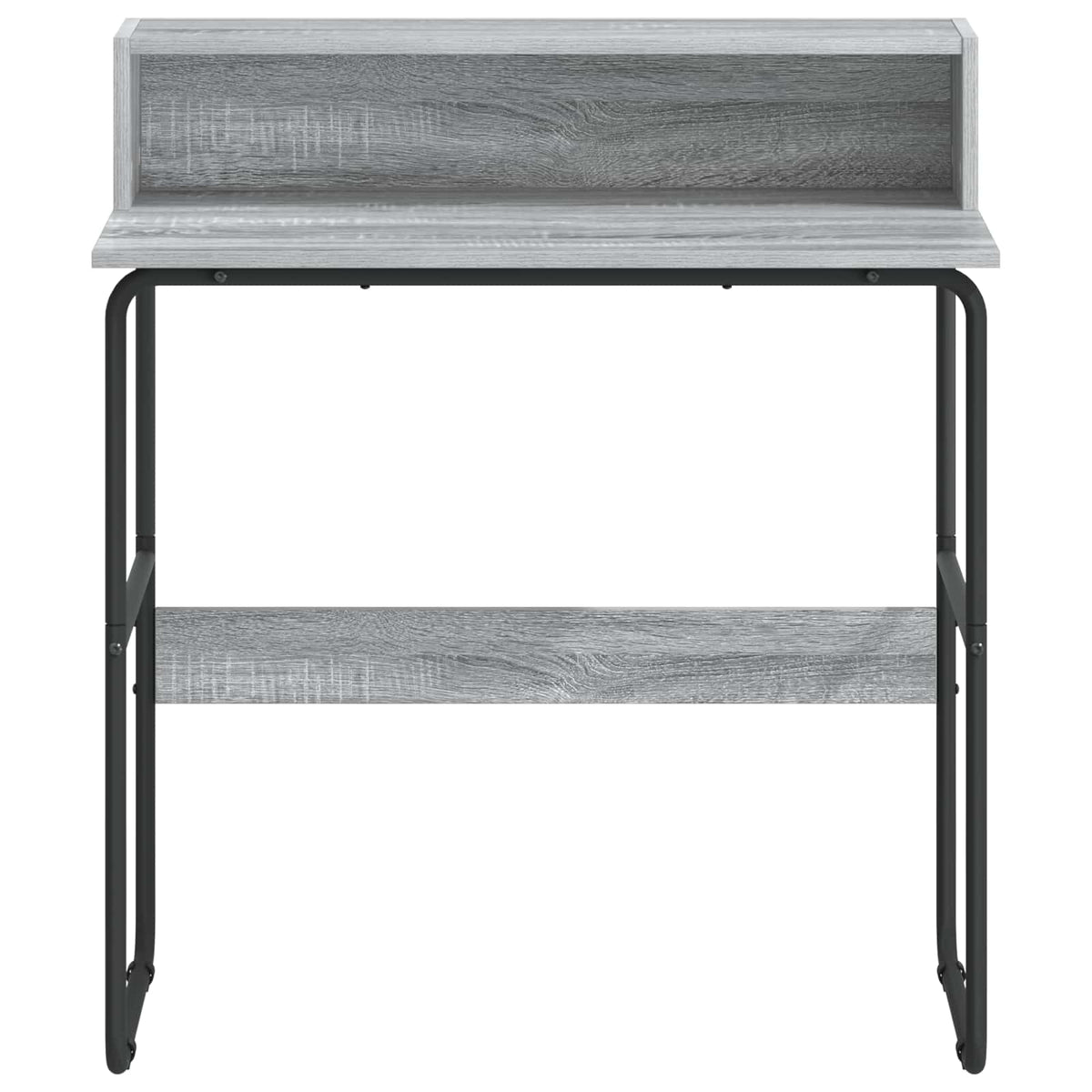 Vidaxl bureau met opbergruimte grijs sonoma 80 x 50 x 91 cm