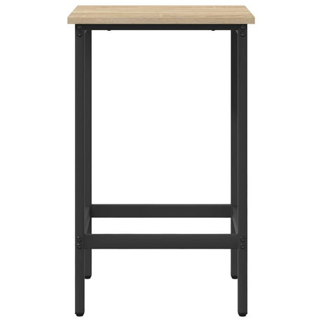 Vidaxl barkruk 2 st sonoma eiken 40 x 32 x 64 cm bewerkt hout