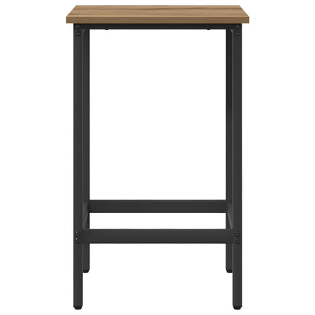 Vidaxl barkruk 2 st artisanaal eiken 40 x 32 x 74 cm bewerkt hout