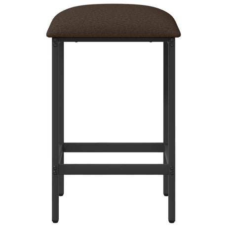 Vidaxl barkruk 2 st taupe 40 x 32 x 64 cm bewerkt hout