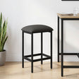 Vidaxl barkruk lichtgrijs 40 x 32 x 74 cm bewerkt hout