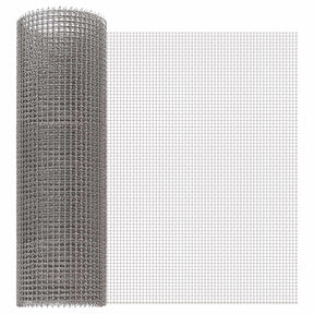 Vidaxl gaas scherm 40 x 500 cm 3 mesh rvs 201 zilverkleurig