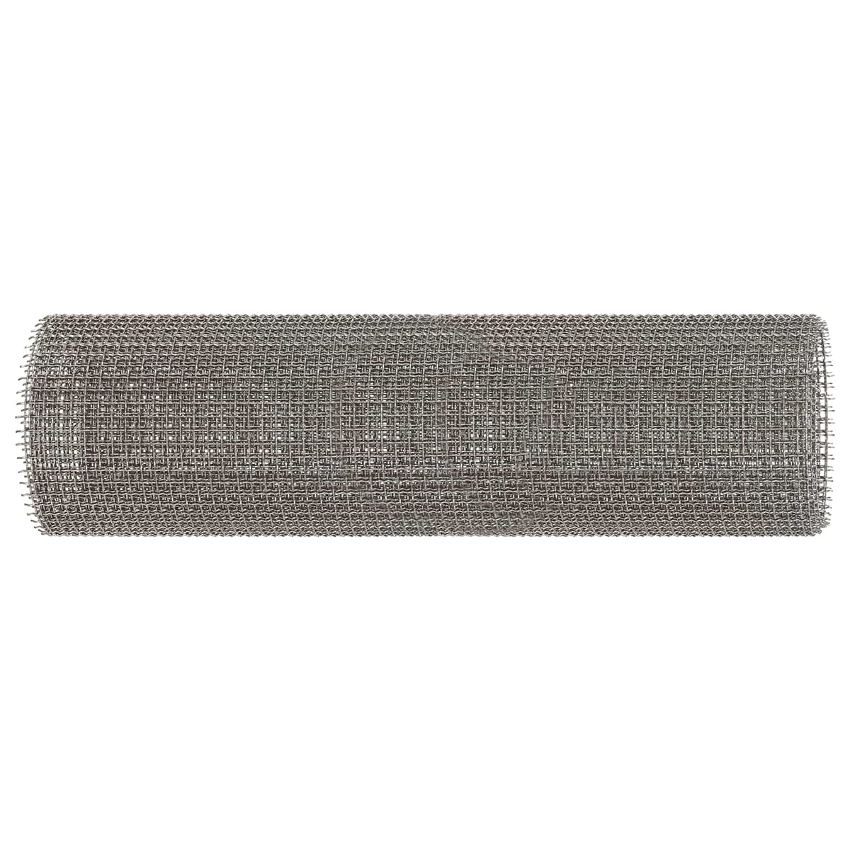 Vidaxl gaas scherm 40 x 500 cm 3 mesh rvs 201 zilverkleurig