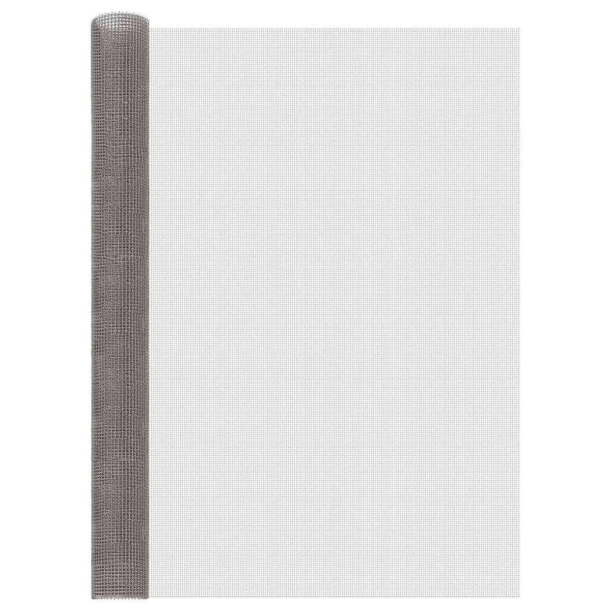 Vidaxl gaas scherm 120 x 200 cm 3 mesh rvs 201 zilverkleurig