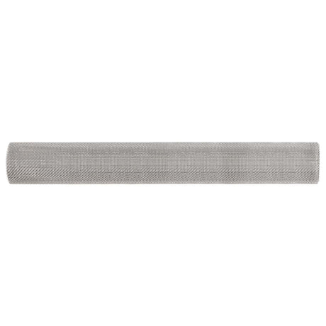 Vidaxl gaas scherm 80 x 500 cm 6 mesh rvs 201 zilverkleurig