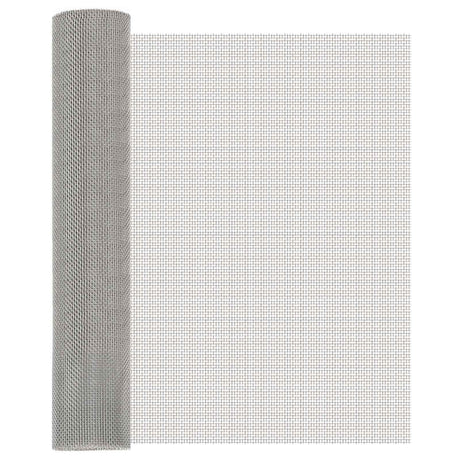 Vidaxl gaas scherm 60 x 200 cm 8 mesh rvs 201 zilverkleurig