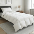Vidaxl zomer dekbed wit 135 x 200 cm bamboevezel