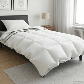 Vidaxl dekbed 155 x 200 cm 100% katoen wit