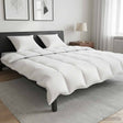 Vidaxl zomer dekbed 200 x 220 cm zomer 150 gsm bamboevezel wit