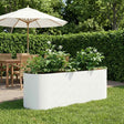 Vidaxl verhoogd tuinbed wit 120 x 40 x 40 cm