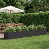 Vidaxl verhoogd tuinbed zwart 360 x 40 x 40 cm
