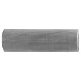 Vidaxl gaas scherm 20 x 500 cm 60 mesh rvs 201 zilverkleurig