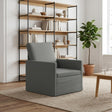 Vidaxl fauteuil donkergrijs 70 x 81 x 82 cm stof