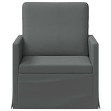 Vidaxl fauteuil donkergrijs 70 x 81 x 82 cm stof