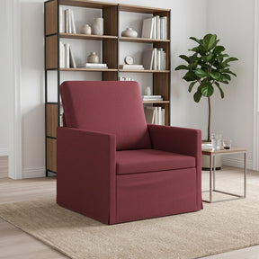Vidaxl fauteuil wijnrood 70 x 81 x 82 cm stof