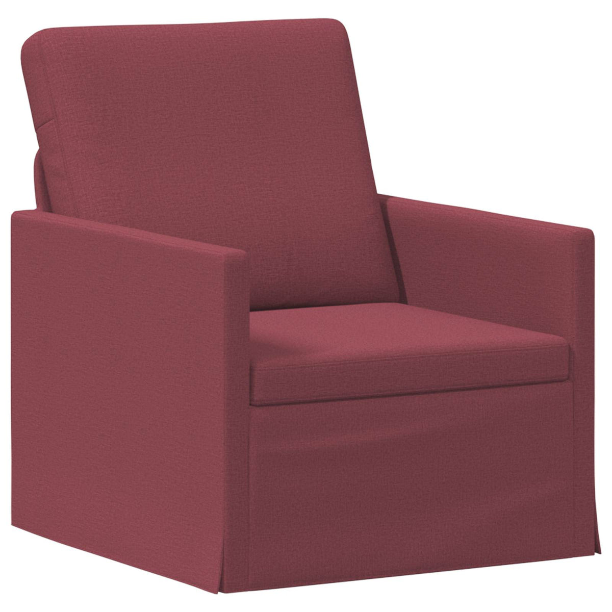 Vidaxl fauteuil wijnrood 70 x 81 x 82 cm stof