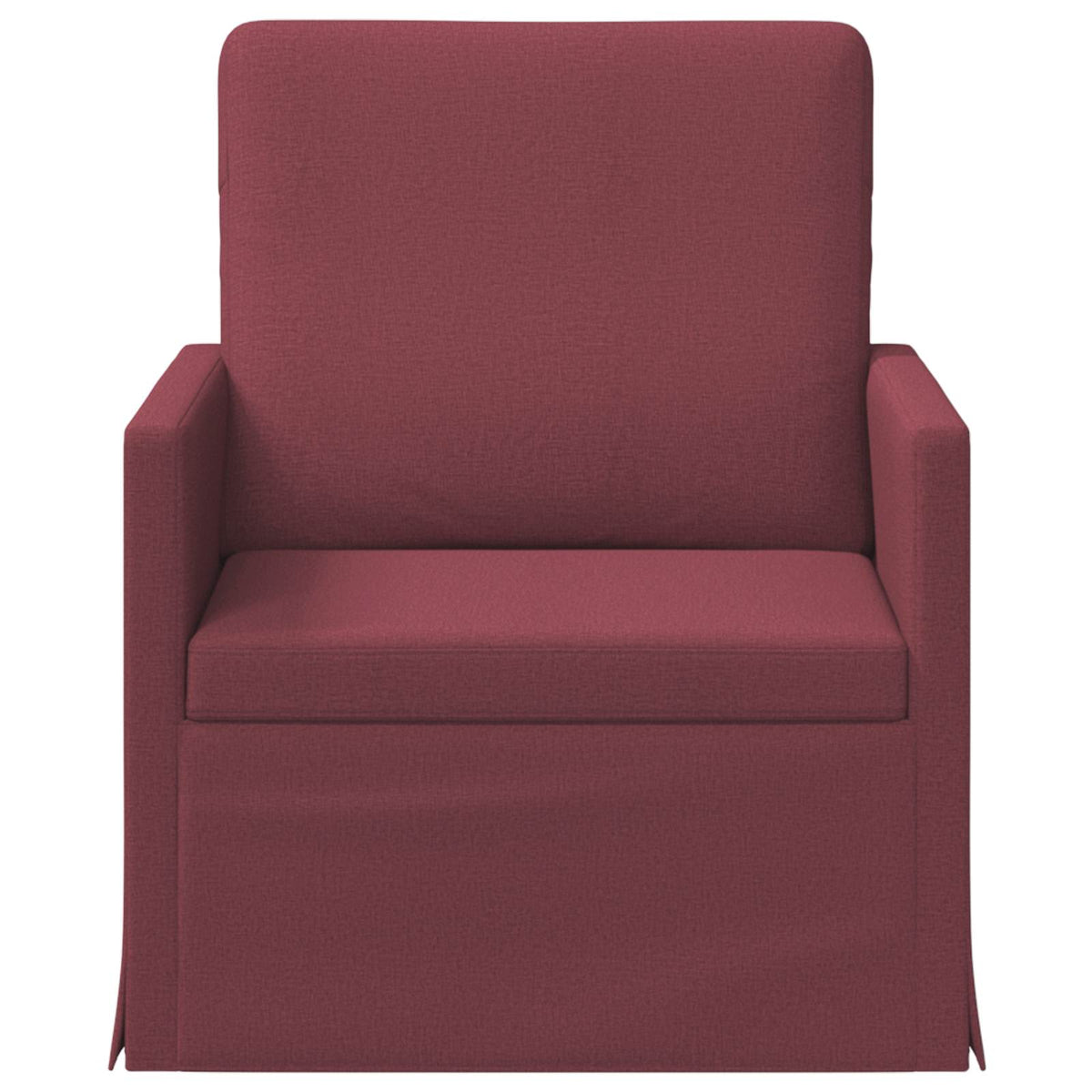 Vidaxl fauteuil wijnrood 70 x 81 x 82 cm stof