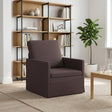 Vidaxl fauteuil donkerbruin 70 x 81 x 82 cm stof