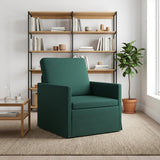 Vidaxl fauteuil donkergroen 70 x 81 x 82 cm stof
