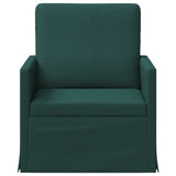 Vidaxl fauteuil donkergroen 70 x 81 x 82 cm stof